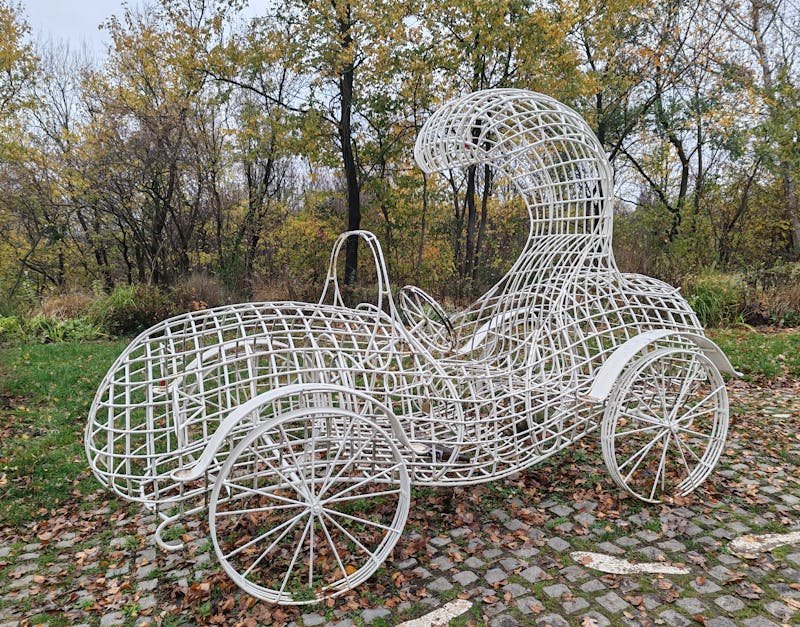 skulptura v parku Oberlaa